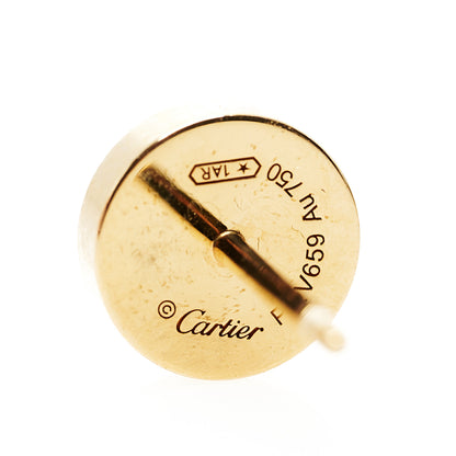 Cartier 18K Yellow Gold LOVE Earrings 5 of 6