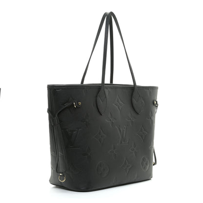 Louis Vuitton Empreinte Monogram Giant Neverfull MM Black 3 of 9