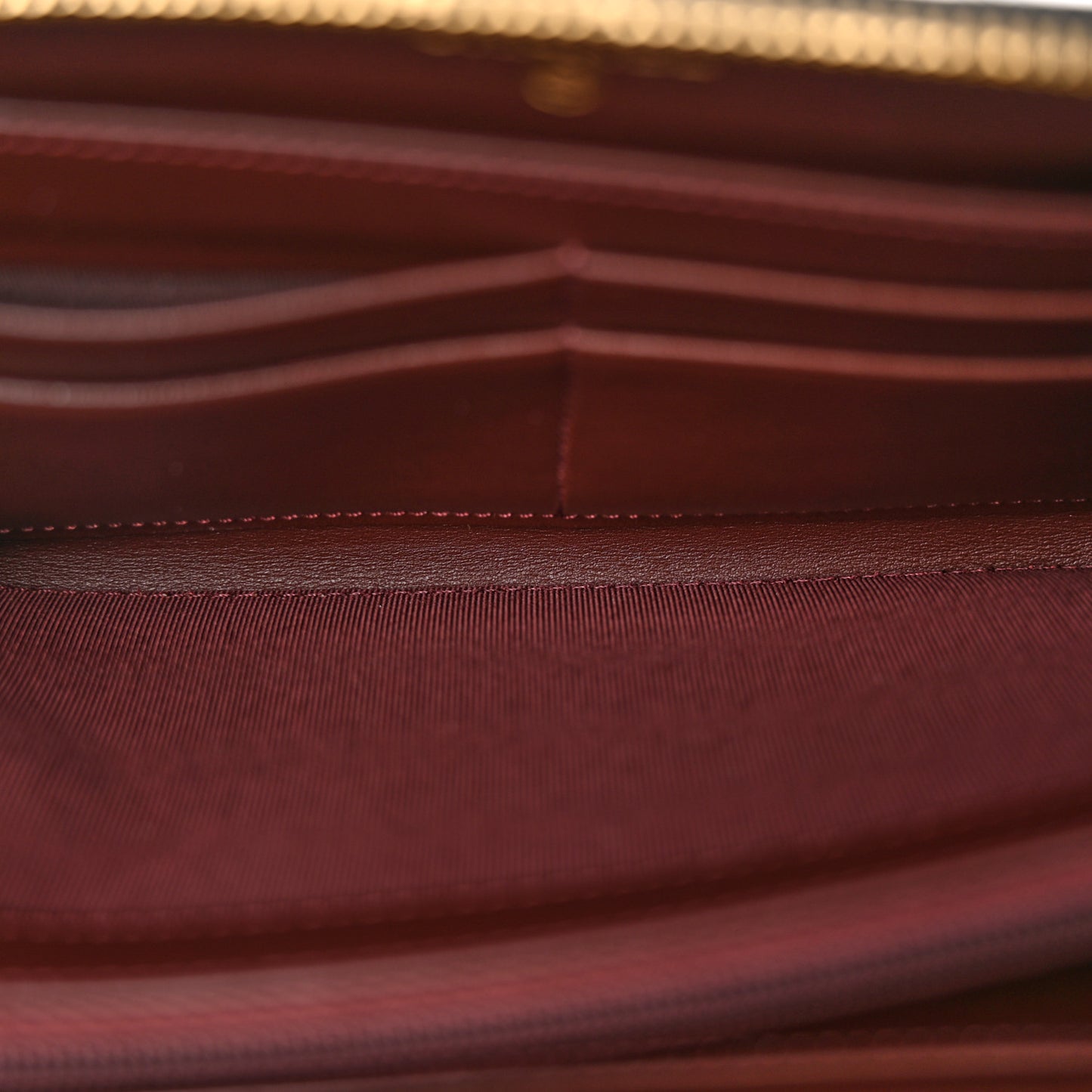 Caviar Quilted Large Gusset Zip Around Wallet Black