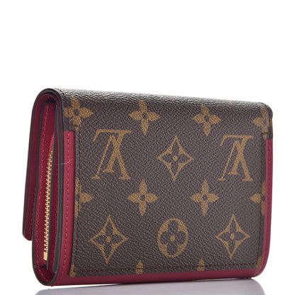 Louis Vuitton Monogram Flore Compact Wallet Fuchsia 3 of 7