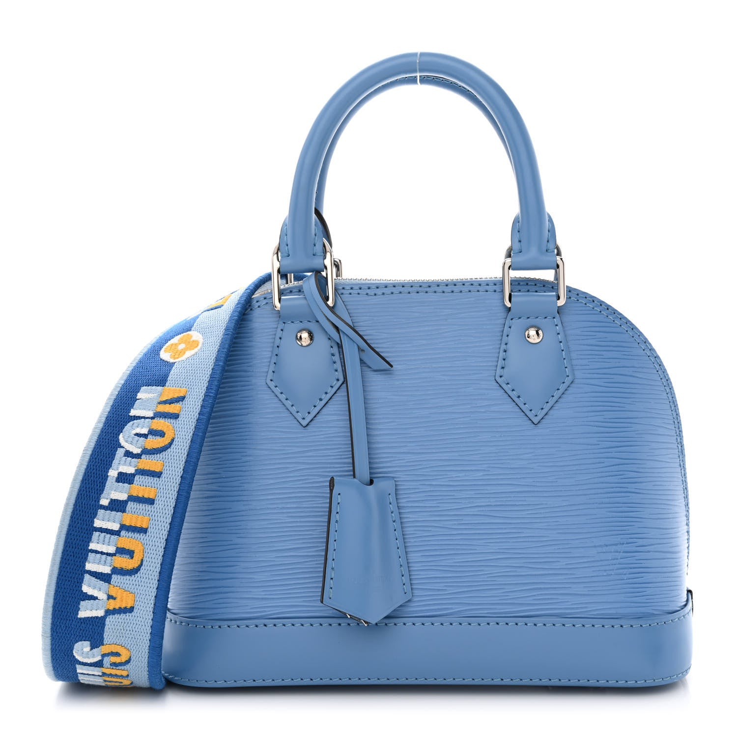 Louis Vuitton Epi Jacquard Alma BB Bleuet 1 of 10