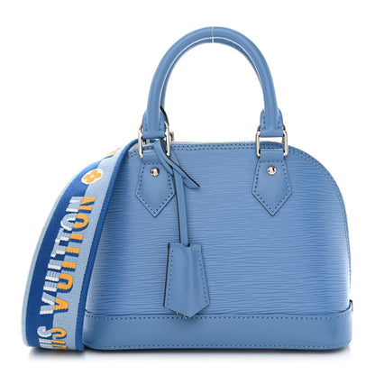 Louis Vuitton Epi Jacquard Alma BB Bleuet 1 of 10