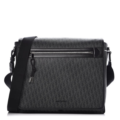 Christian Dior HOMME Monogram Coated Canvas Messenger Grise 1 of 9