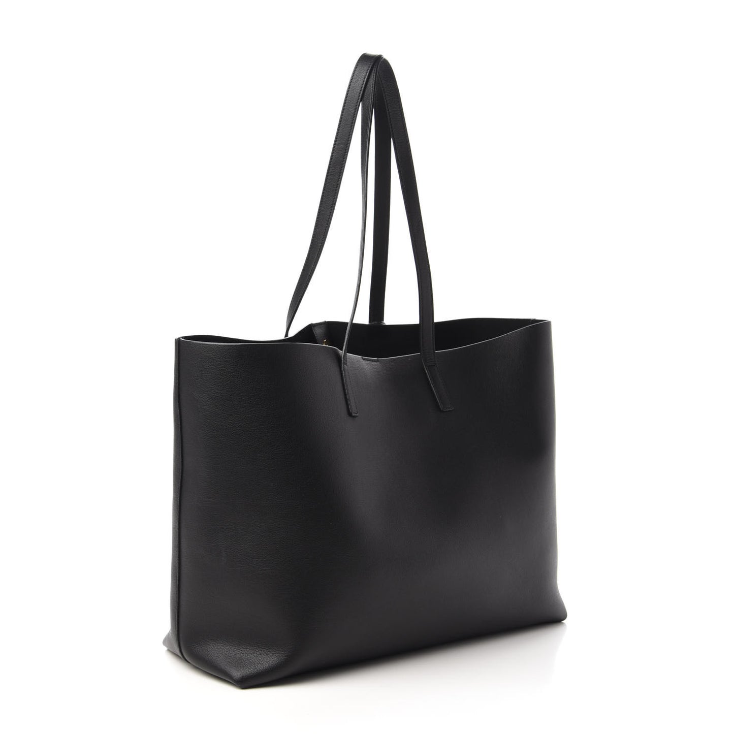 Calfskin Large Shopping Tote Black