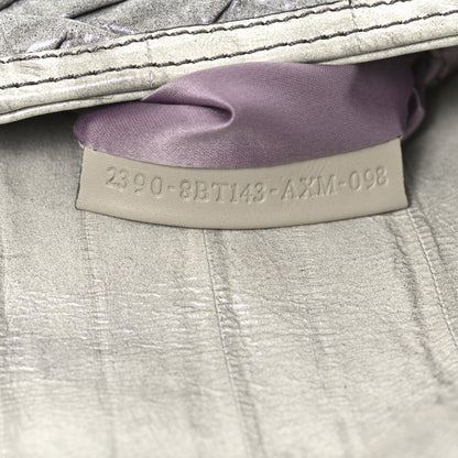 Fendi Iridescent Eelskin Maxi Chain Baguette Bag Grey Multicolor 7 of 10