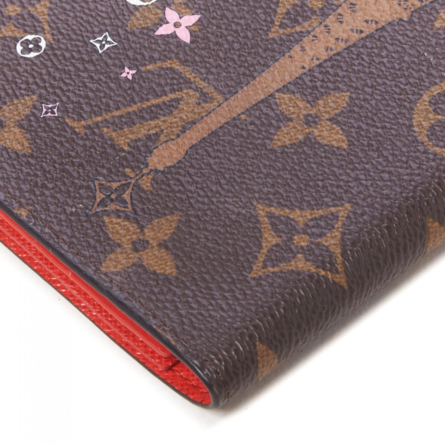 Monogram 2019 Christmas Animation Passport Cover Rouge