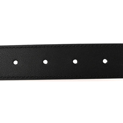Gucci Calfskin Double G 30mm Belt 80 32 Black 4 of 7