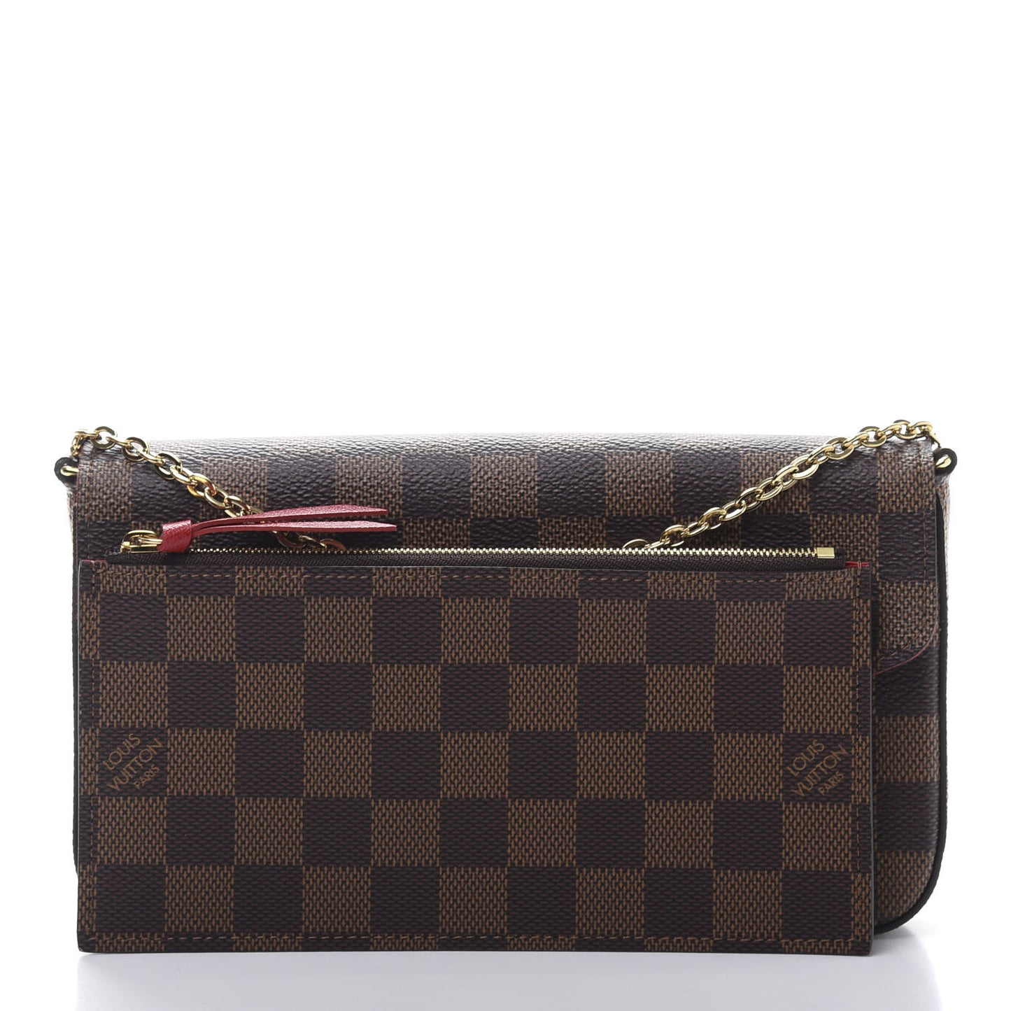 Damier Ebene Pochette Felicie Chain Wallet