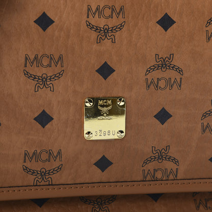 MCM Visetos Small Klassik Messenger Bag Cognac 8 of 8