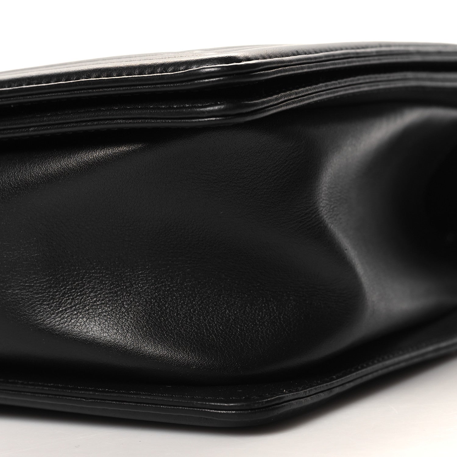 Chanel Calfskin Quilted New Medium Boy Flap So Black 10 of 11