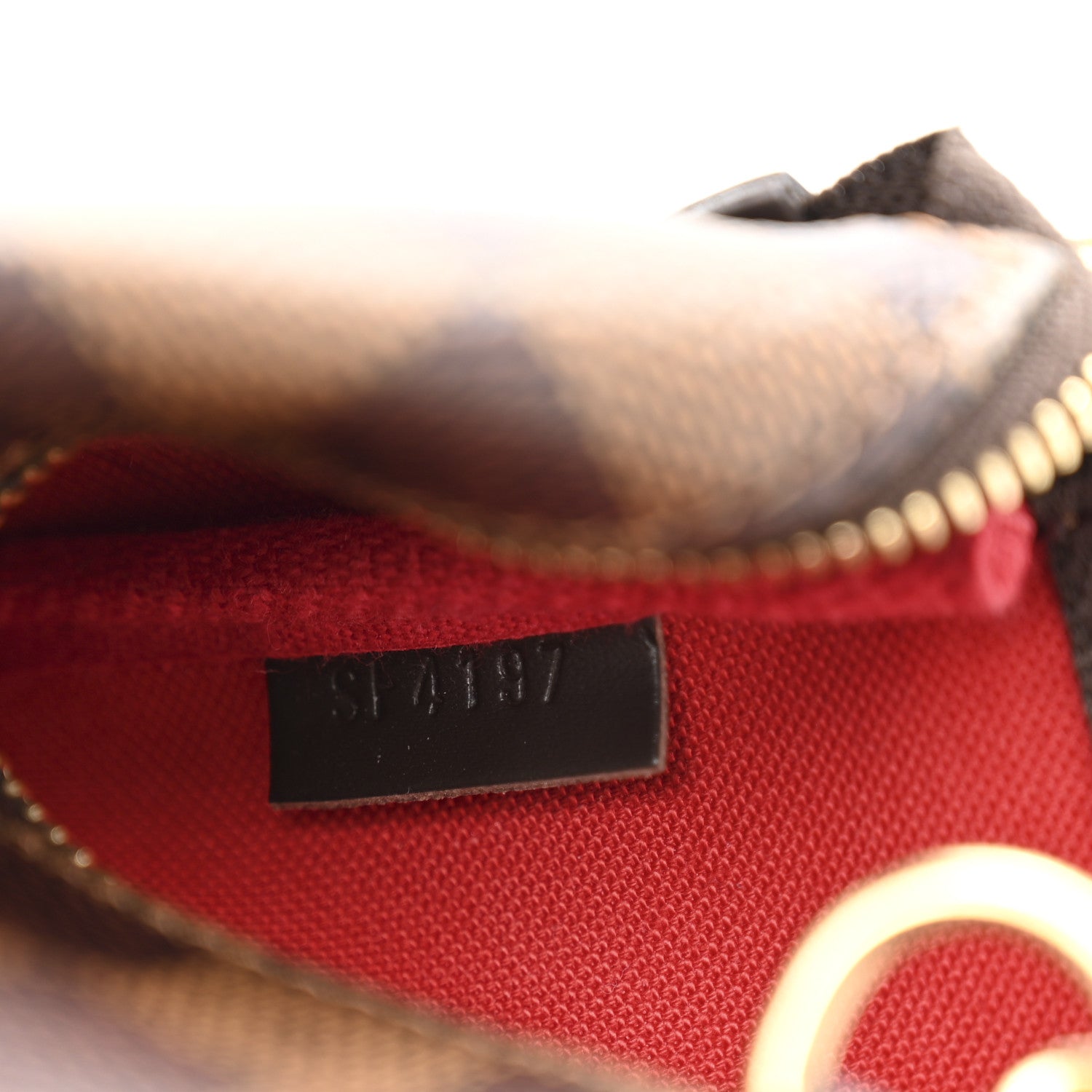 Louis Vuitton Damier Ebene Mini Pochette Accessories 7 of 9