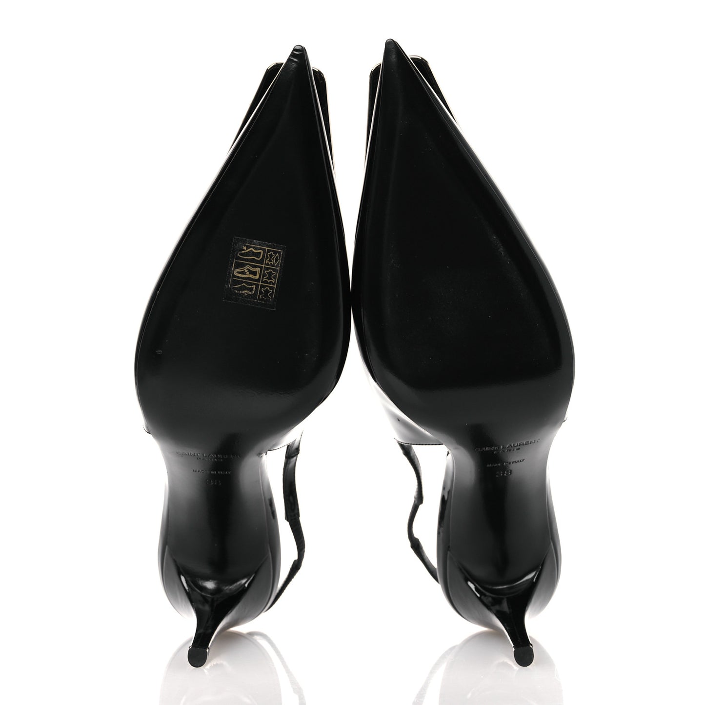 Vernice Grupy Avenue 95 Slingback Pumps 38 Black