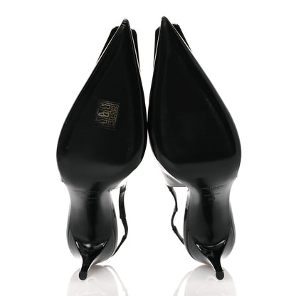 Saint Laurent Vernice Grupy Avenue 95 Slingback Pumps 38 Black 7 of 13