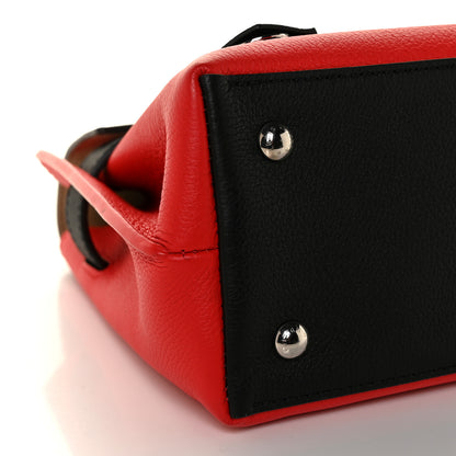 Louis Vuitton Soft Calfskin Lockme Ever BB Kabuki Red Quartz Black 7 of 10