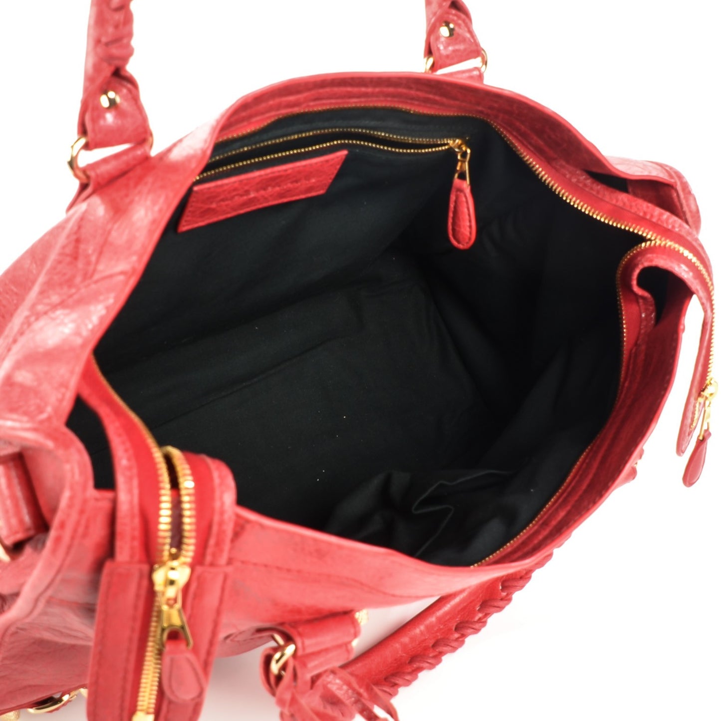 Agneau Giant 12 Gold Hardware City Rouge Cardinal
