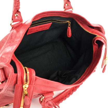 Balenciaga Agneau Giant 12 Gold Hardware City Rouge Cardinal 5 of 12