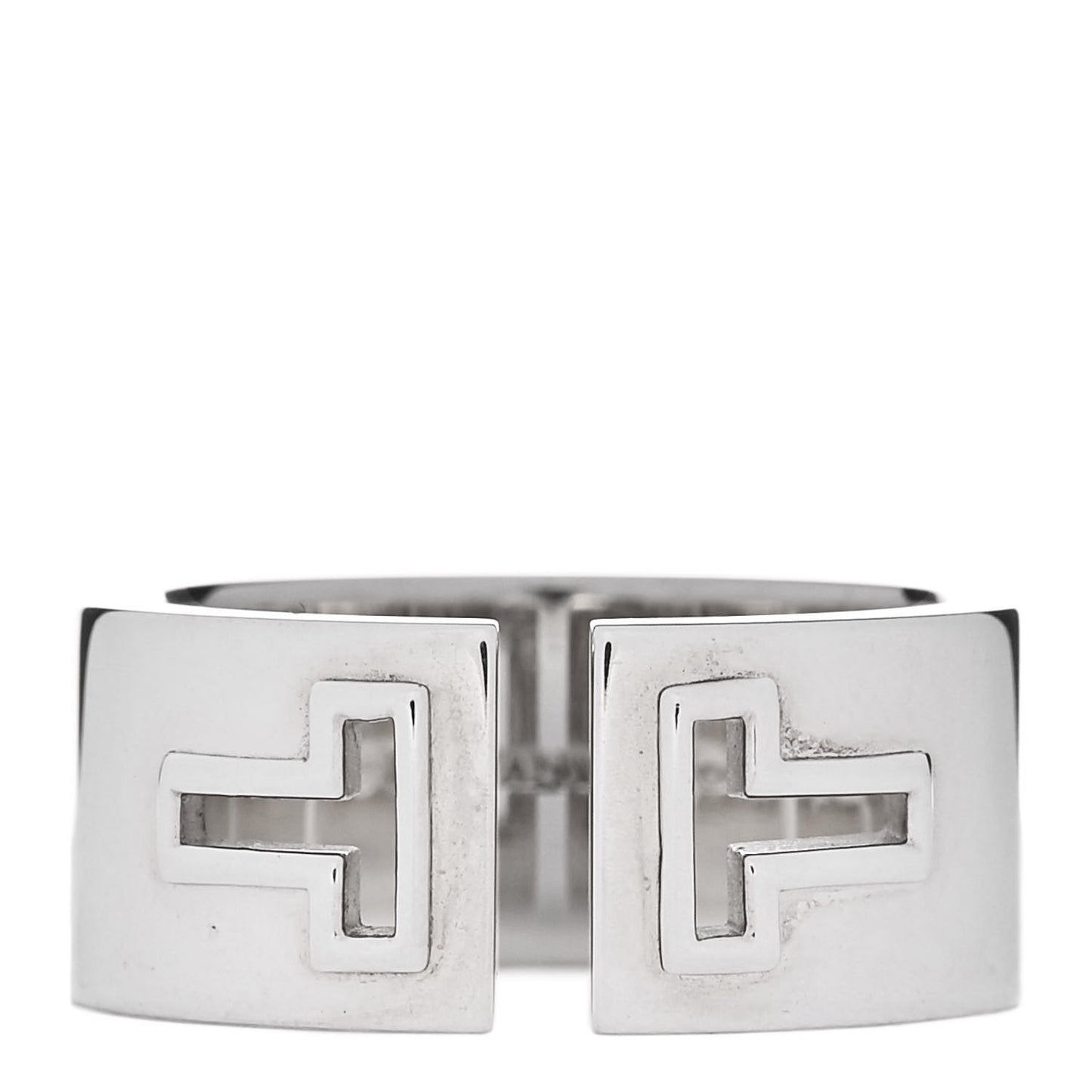 Sterling Silver T Cutout Ring 62 10