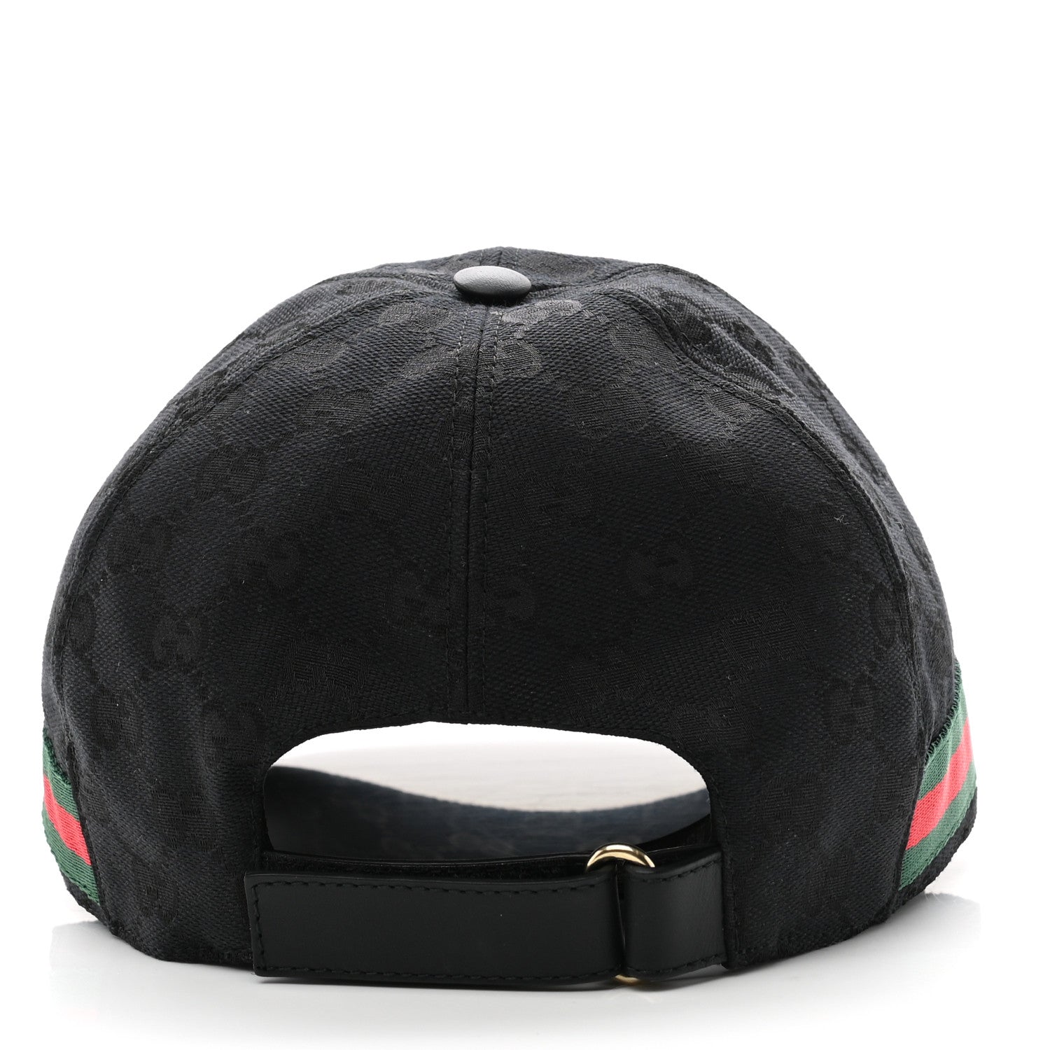Gucci Monogram Web Baseball Hat XL Black 5 of 11