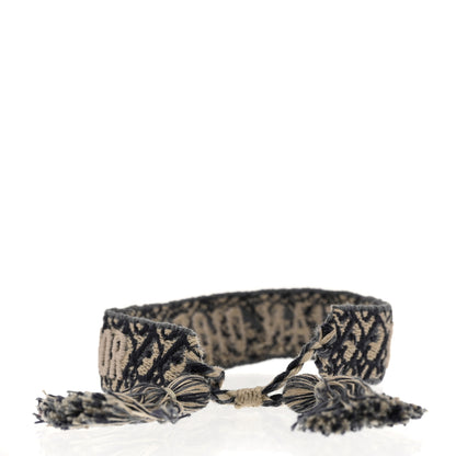 Christian Dior Woven Cotton J'Adior Friendship Bracelet Navy 3 of 4