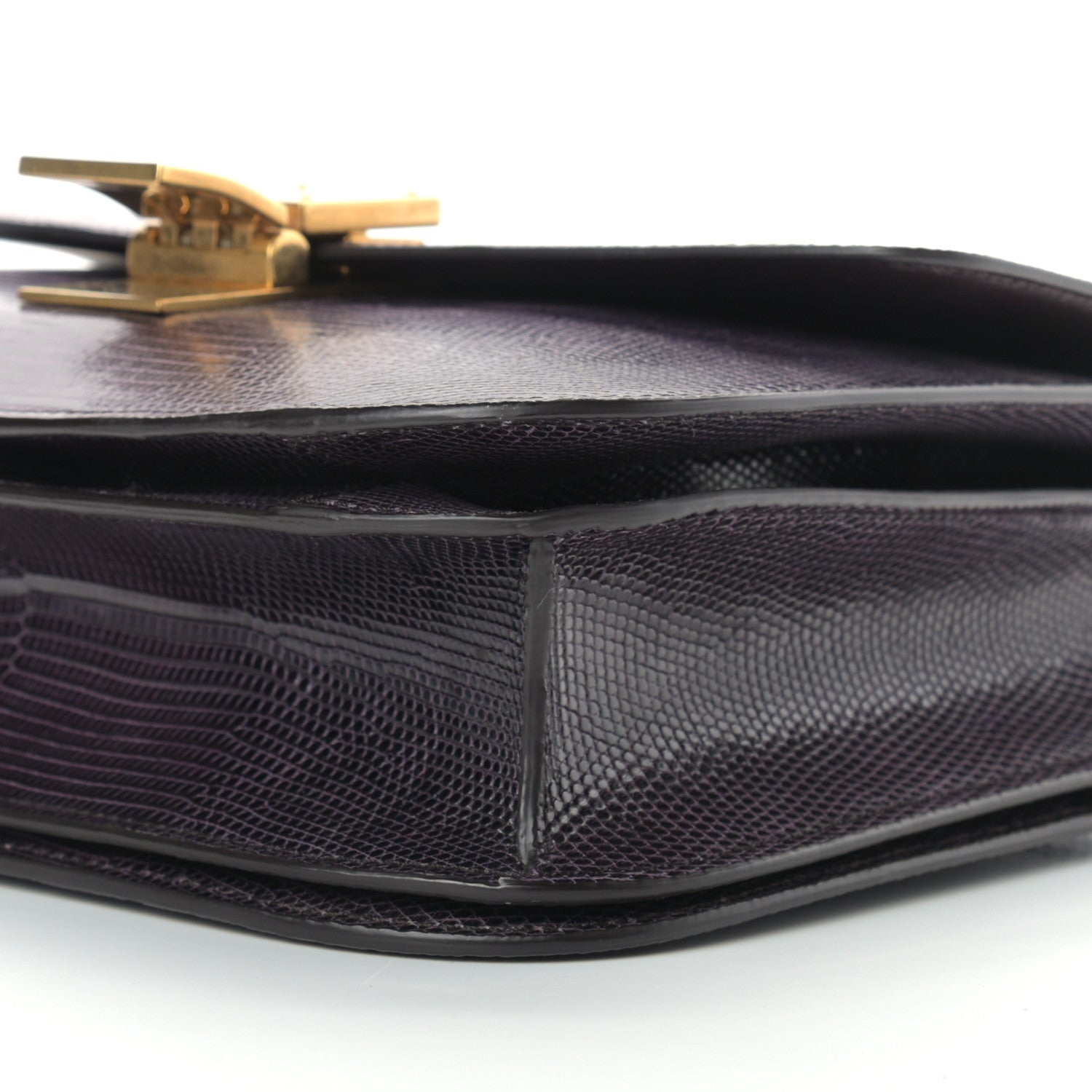 Celine Lizard Medium Classic Box Flap Bag Velvet 7 of 10