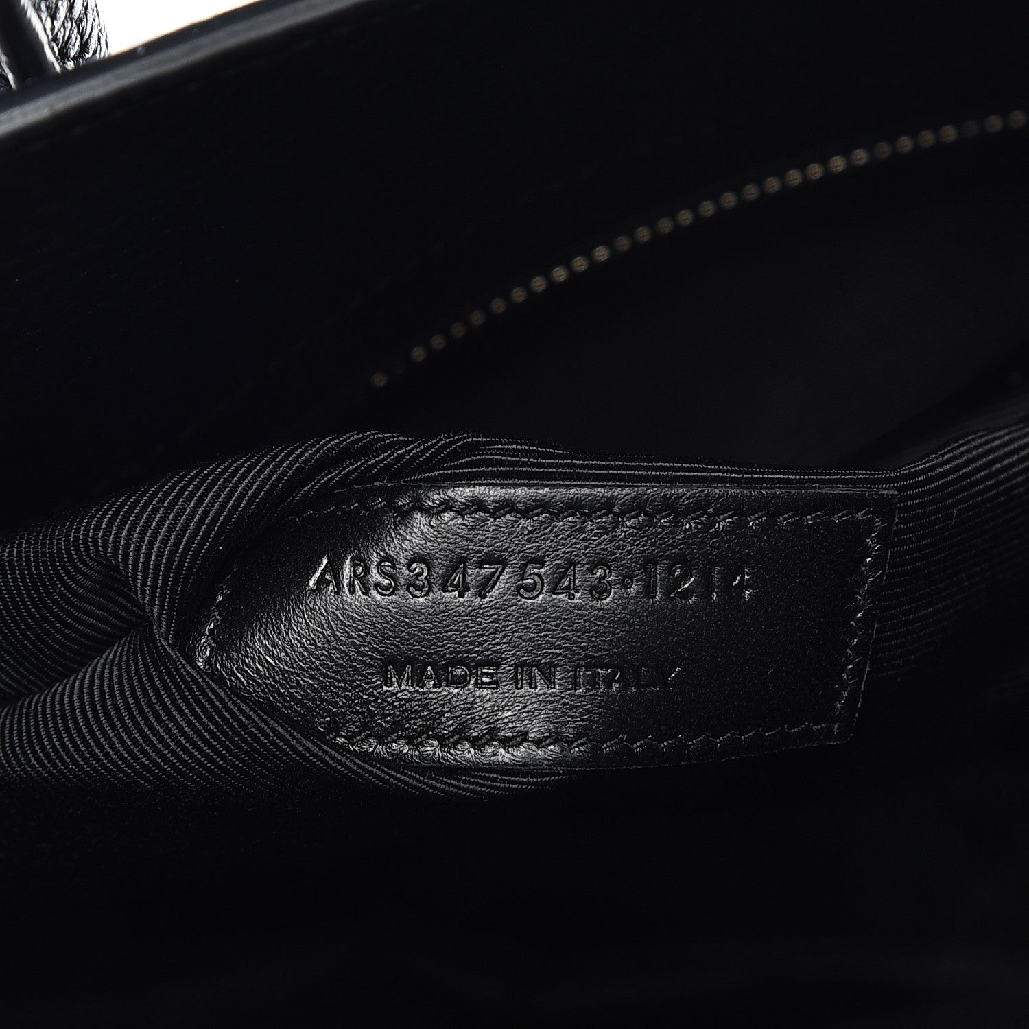 Saint Laurent Grained Calfskin Large Sac De Jour Black 7 of 8