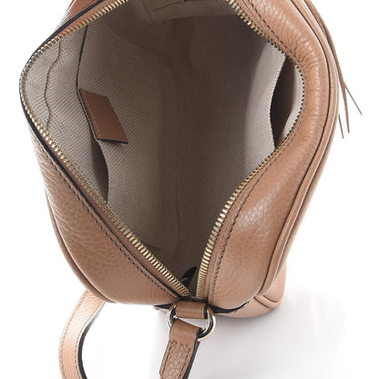 Gucci Pebbled Calfskin Small Soho Disco Bag Camelia 6 of 10