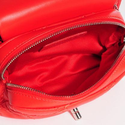 Chanel Calfskin Ultimate Stitch Mini Flap WOC Bag Light Red 7 of 11