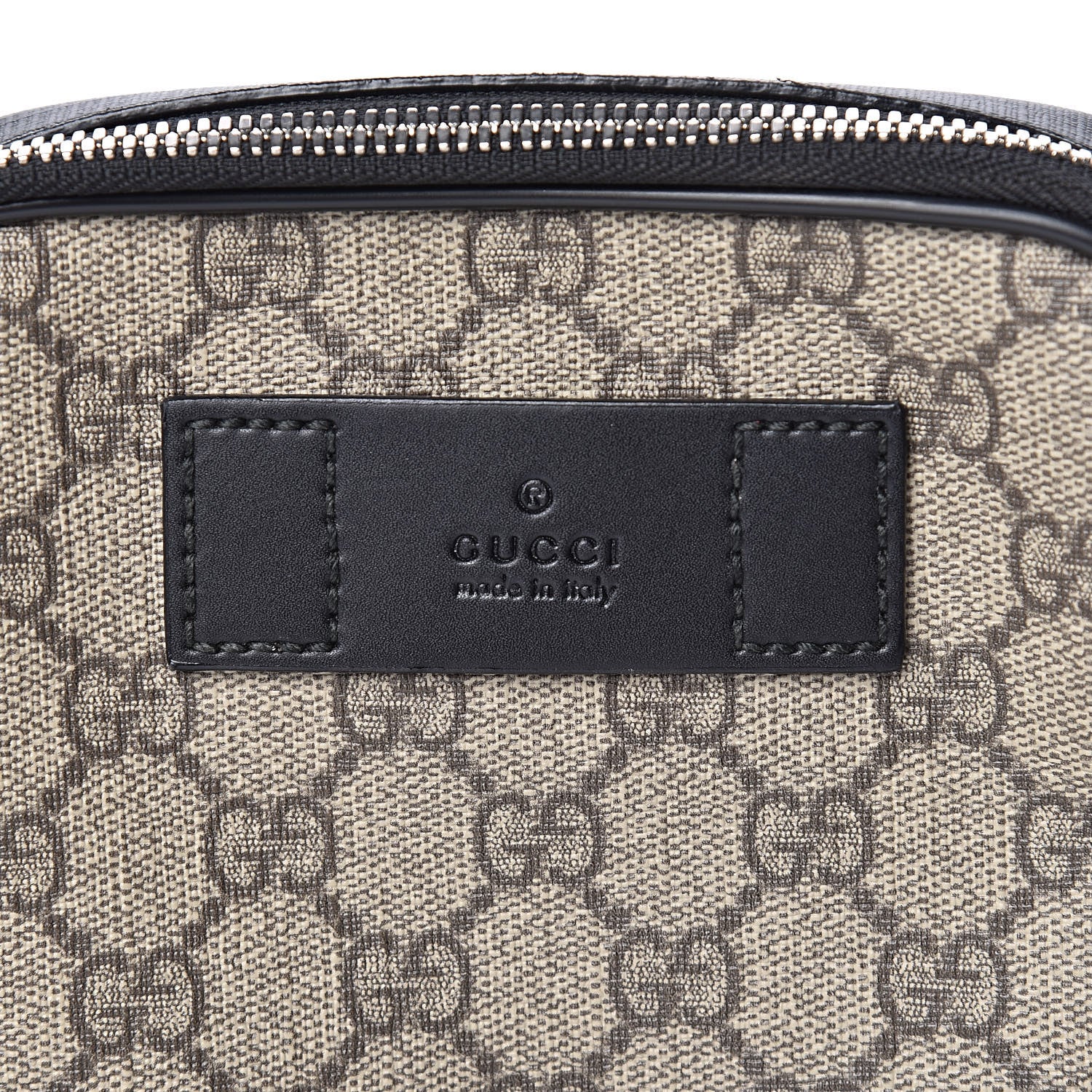Gucci GG Supreme Monogram Web Belt Bag Black 11 of 11