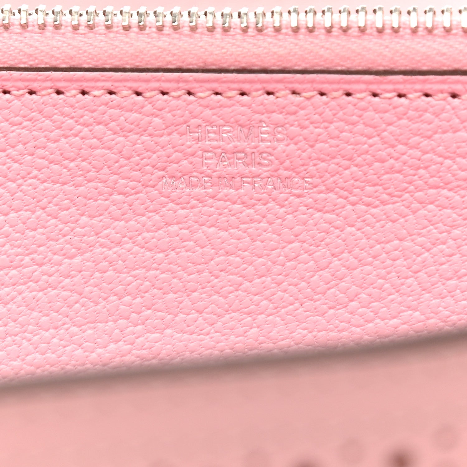 Hermes Swift Ghillies Kelly Longue Wallet Rose Sakura 6 of 7