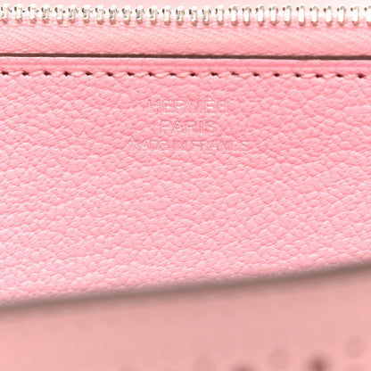 Hermes Swift Ghillies Kelly Longue Wallet Rose Sakura 6 of 7