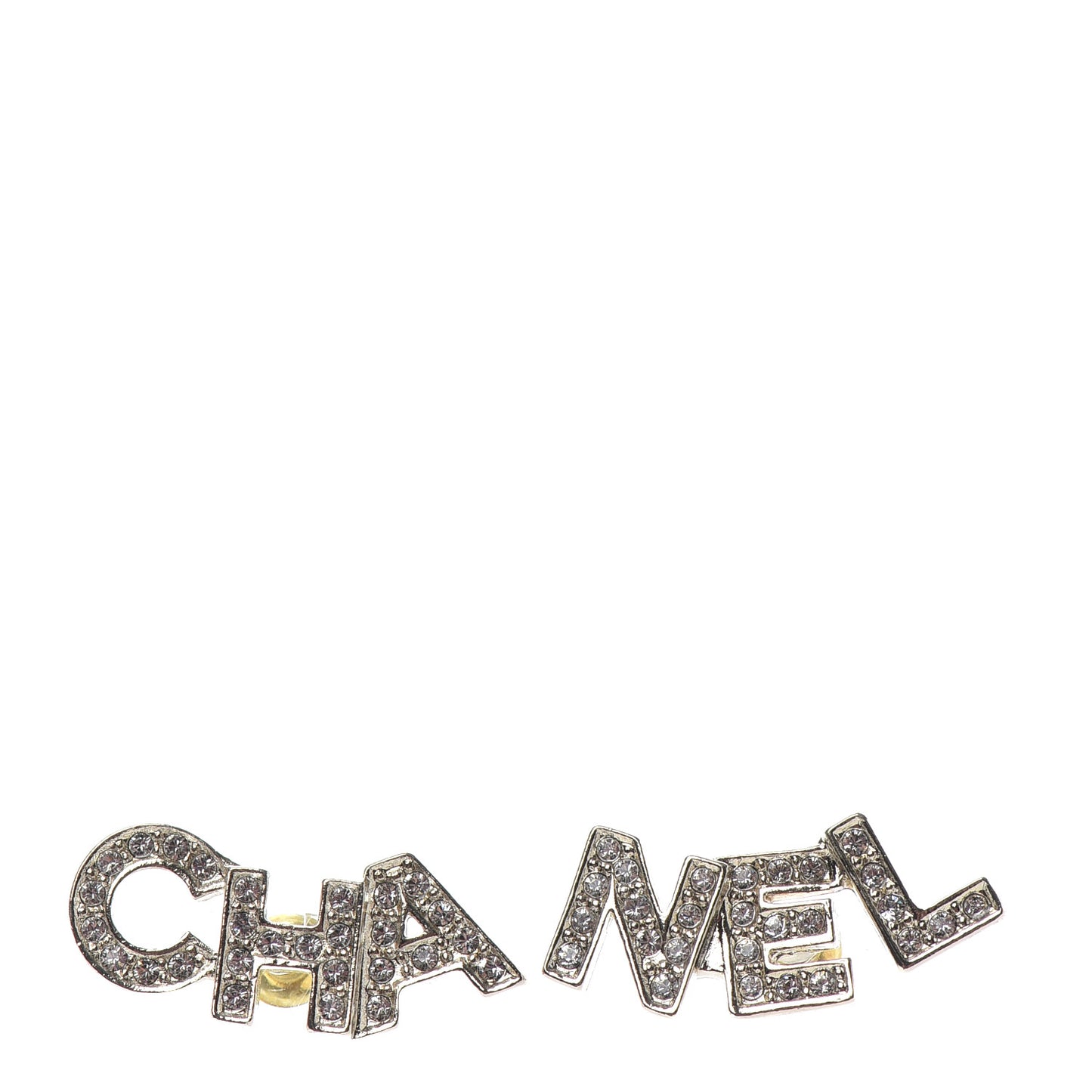Crystal Pearl Signature Stud Earrings Gold