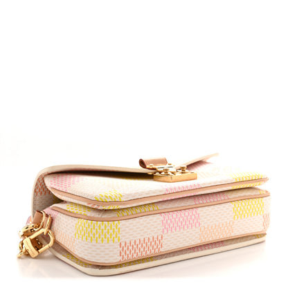 Louis Vuitton Damier Giant Pochette Metis East West Peach 4 of 11