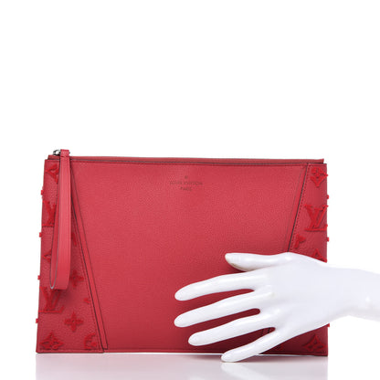 Louis Vuitton Monogram Veau Cachemire W Pochette Framboise 2 of 10