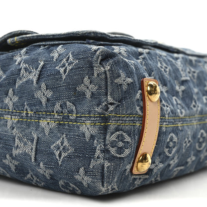 Louis Vuitton Denim Baggy GM Blue 8 of 10
