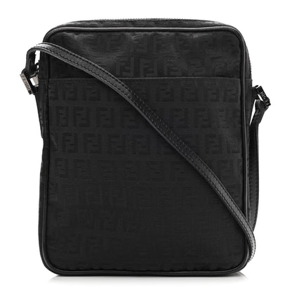 Fendi Zucchino Crossbody Black 1 of 12