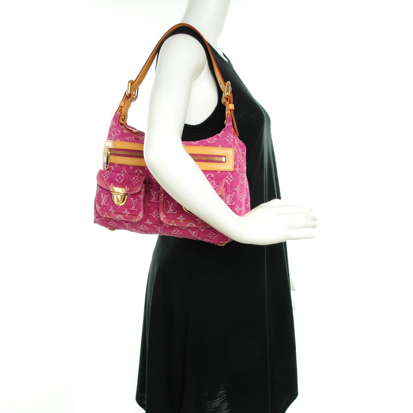 Denim Baggy PM Fuchsia