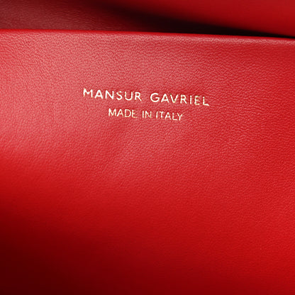 Mansur Gavriel Lambskin Wave Frame Clutch Black 7 of 7
