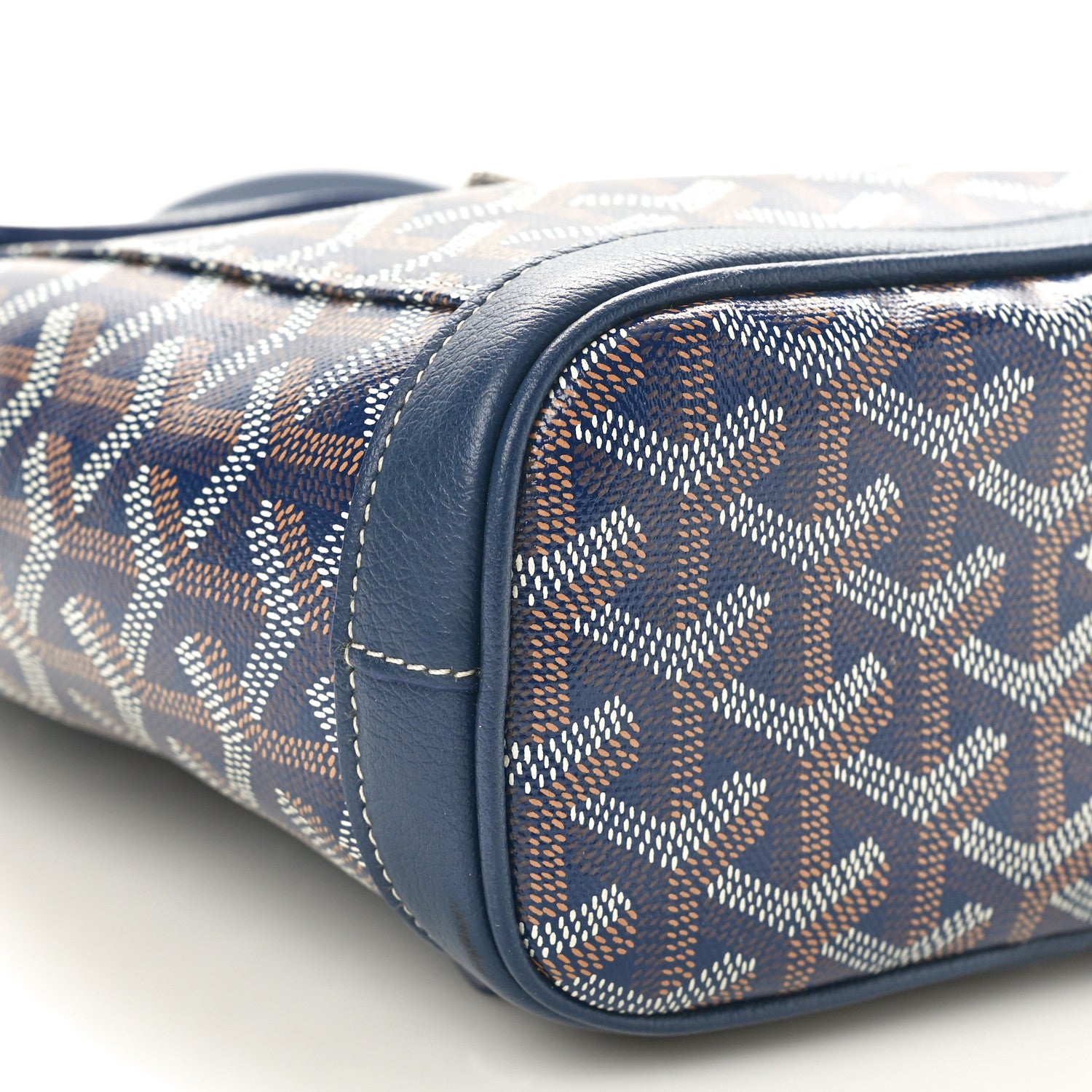 Goyard Goyardine Calfskin Mini Alpin Backpack Navy 7 of 8