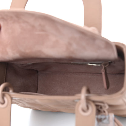 Christian Dior Ultra Matte Calfskin Cannage Small My ABCDior Lady Dior Beige 5 of 9
