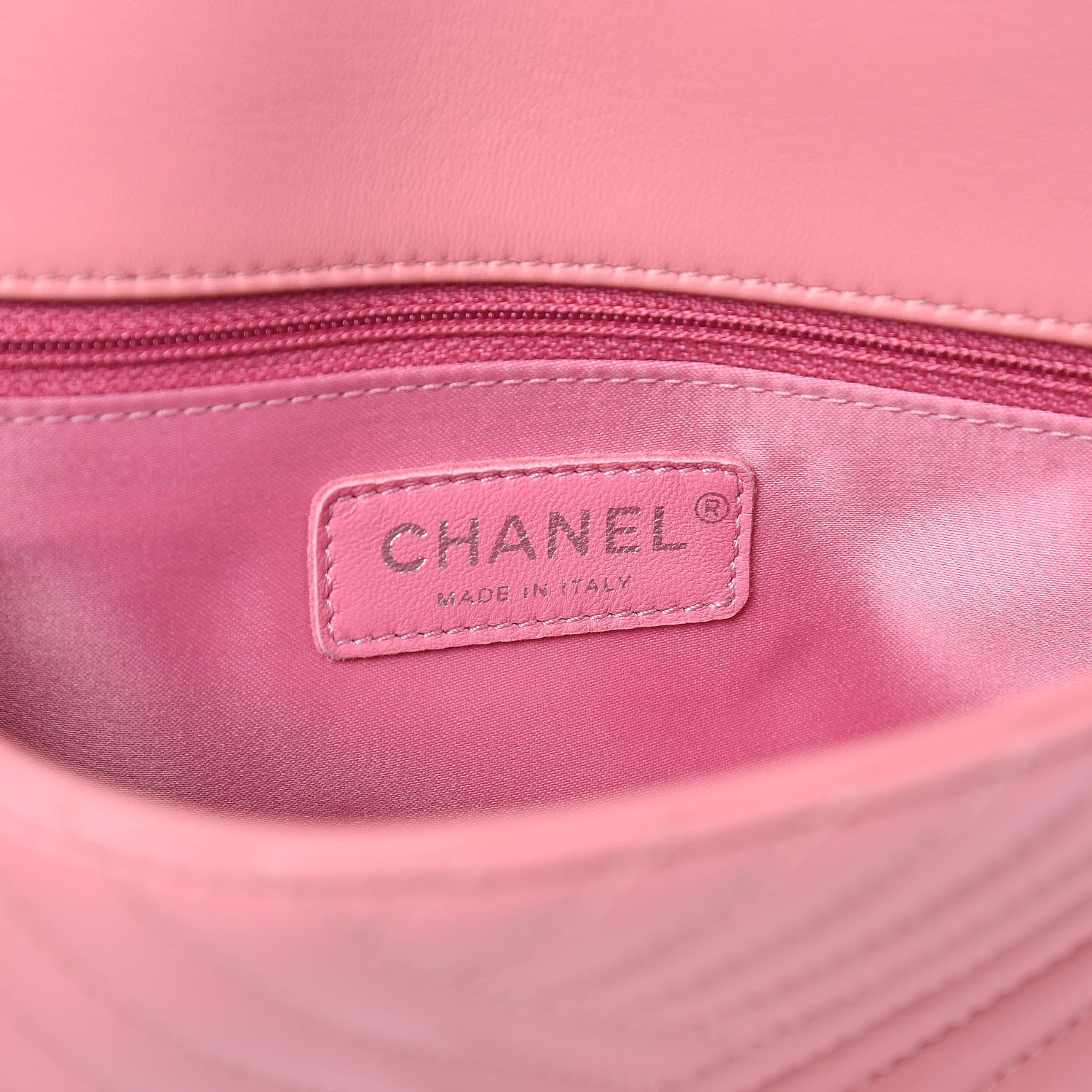 Chanel Lambskin Quilted Small CC Crossing Flap Pink 6 of 11