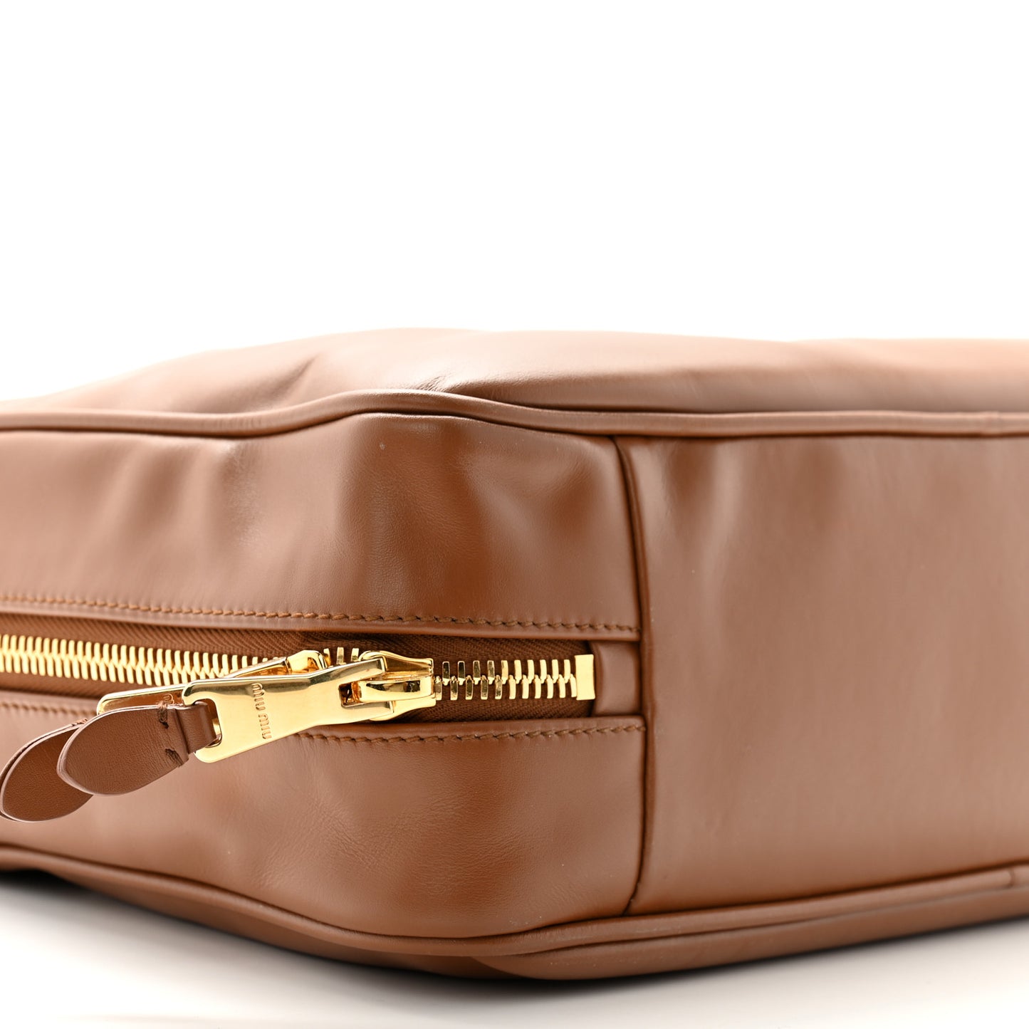 Soft Calf Softy Beau Top Handle Bag Cognac