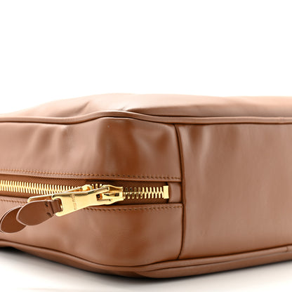 Miu Miu Soft Calf Softy Beau Top Handle Bag Cognac 8 of 10
