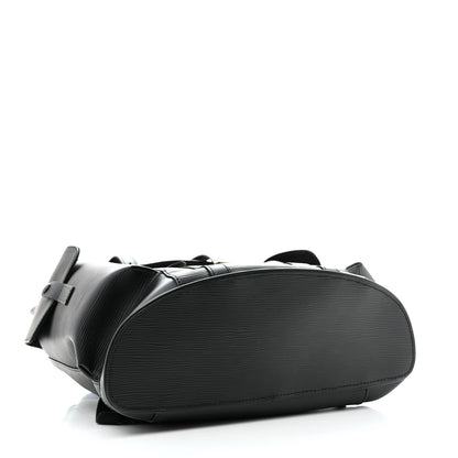 Louis Vuitton Epi Christopher Backpack PM Black 4 of 13