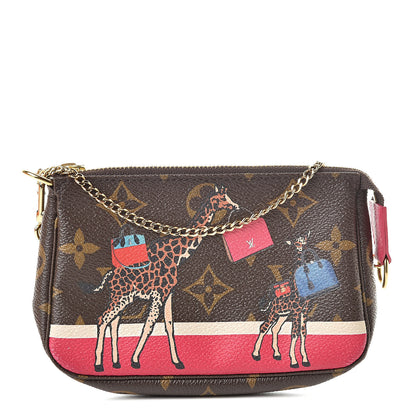 Louis Vuitton Monogram 2017 Christmas Animation Mini Pochette Accessories 1 of 8