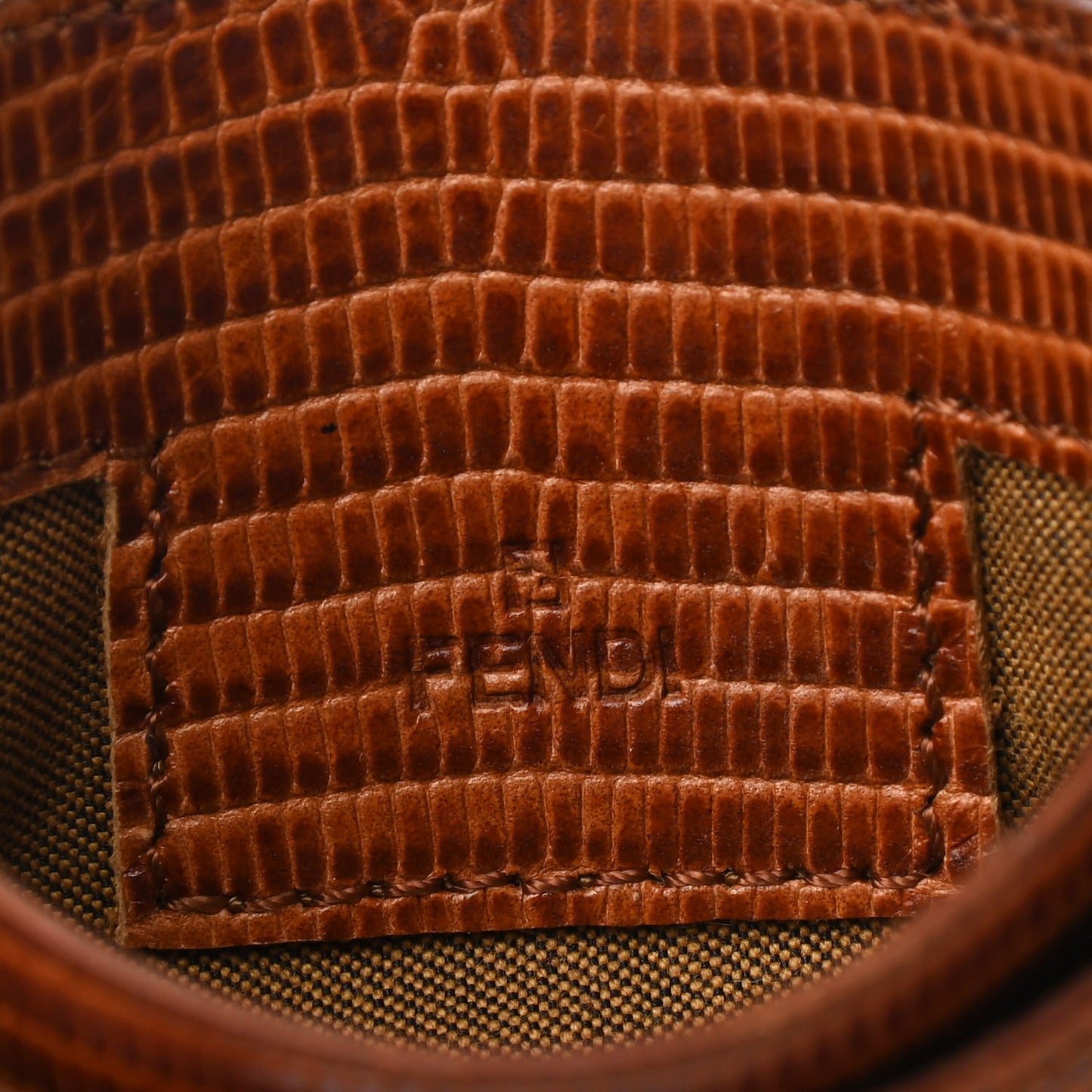 Lizard Card Holder Brown