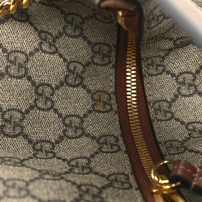 Gucci GG Supreme Monogram Large Linea A Hobo Light Brown 12 of 12