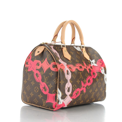 Louis Vuitton Monogram Bay Speedy 30 Rose Ballerine Poppy 3 of 8