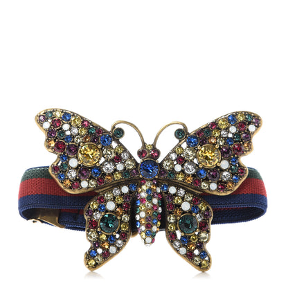 Gucci Web Crystal Butterfly Bracelet Multicolor 1 of 6