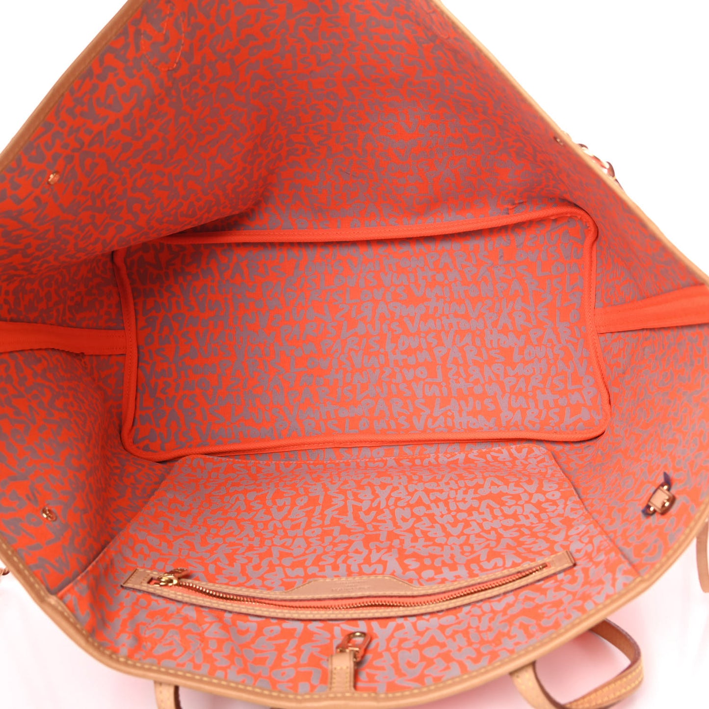 Monogram Graffiti Neverfull GM Orange