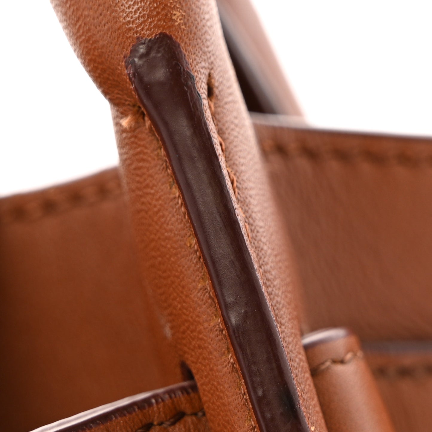 Smooth Calfskin Small Big Bag Tan